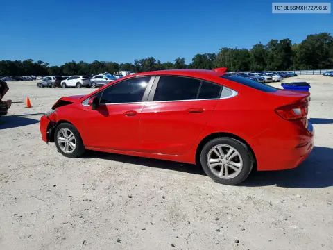 2017 Chevrolet Cruze Lt VIN 1G1BE5SMXH7279850 фото 2