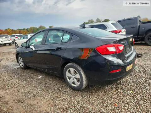 2017 Chevrolet Cruze Ls VIN 1G1BC5SM3H7280280 фото 2
