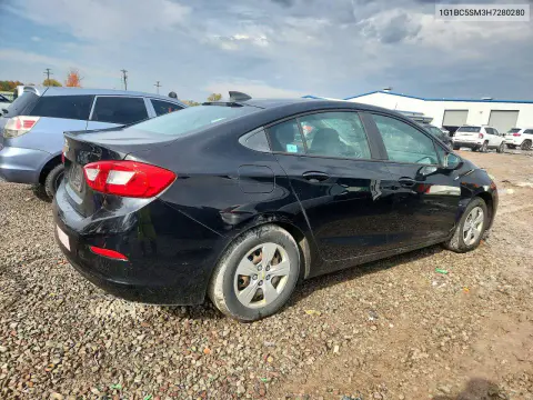 2017 Chevrolet Cruze Ls VIN 1G1BC5SM3H7280280 фото 3