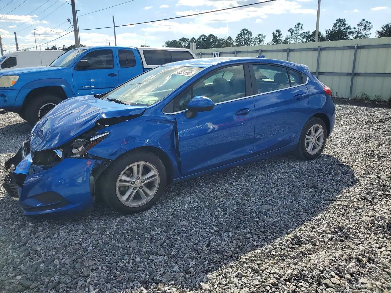 3G1BE6SMXHS515419 Chevrolet Cruze 2017 — повреждение Передняя часть, фото до ремонта