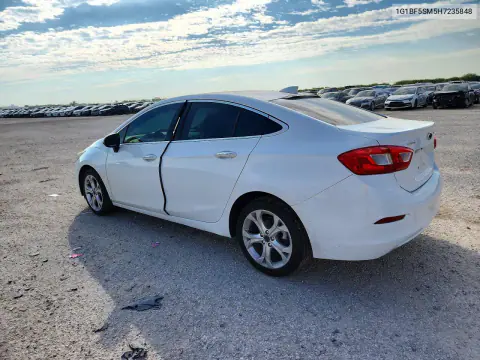 2017 Chevrolet Cruze Premier VIN 1G1BF5SM5H7235848 фото 2