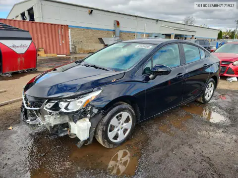 1G1BC5SM8H7171927 — 2017 Chevrolet Cruze, Передняя часть, фото до ремонта