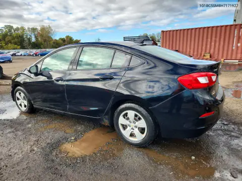 1G1BC5SM8H7171927 — 2017 Chevrolet Cruze, фото 2 с аукциона Copart 23.10.2026, Передняя часть