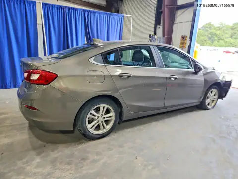 1G1BE5SM0J7156578 — 2018 Chevrolet Cruze, фото 3 с аукциона Copart 15.10.2026, Передняя часть