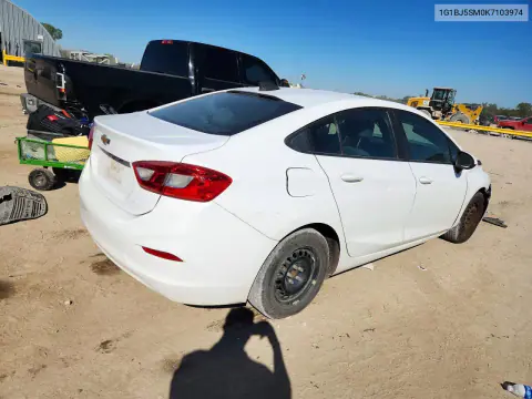 2019 Chevrolet Cruze VIN 1G1BJ5SM0K7103974 фото 3