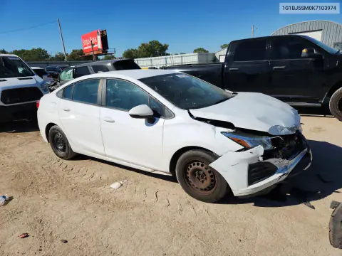 2019 Chevrolet Cruze VIN 1G1BJ5SM0K7103974 фото 4