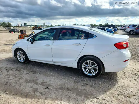 2019 Chevrolet Cruze Lt VIN 1G1BE5SM7K7118637 фото 2