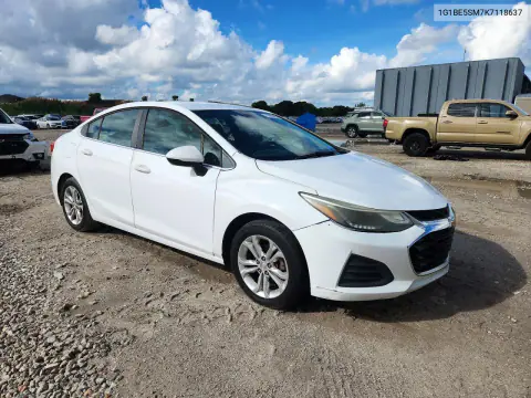 2019 Chevrolet Cruze Lt VIN 1G1BE5SM7K7118637 фото 4