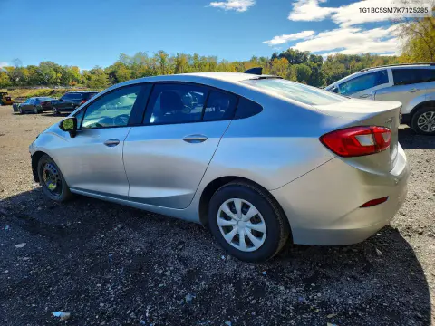 2019 Chevrolet Cruze Ls VIN 1G1BC5SM7K7125285 фото 2
