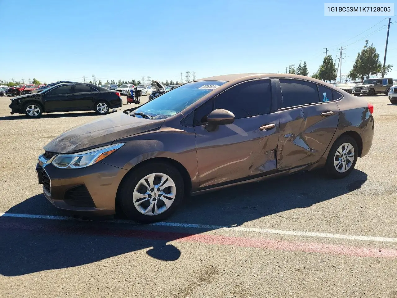 2019 Chevrolet Cruze Ls VIN 1G1BC5SM1K7128005 фото 1