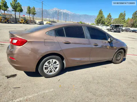 2019 Chevrolet Cruze Ls VIN 1G1BC5SM1K7128005 фото 3