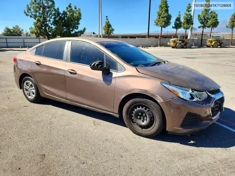 2019 Chevrolet Cruze Ls VIN 1G1BC5SM1K7128005 фото 4