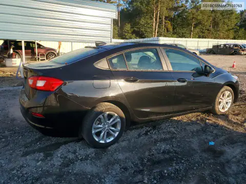 1G1BC5SM6K7103763 — 2019 Chevrolet Cruze, фото 3 с аукциона Copart 20.10.2026, Мелкие вмятины и царапины