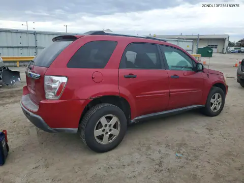 2005 Chevrolet Equinox Ls VIN 2CNDL13F256183975 фото 3