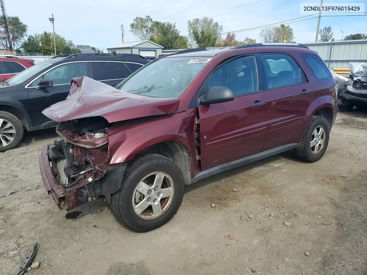 2007 Chevrolet Equinox Ls VIN 2CNDL13F976015429 фото 1