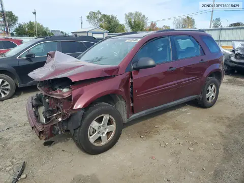 2CNDL13F976015429 — 2007 Chevrolet Equinox, Передняя часть, фото до ремонта