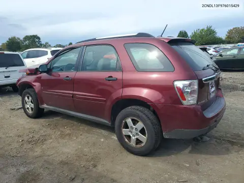 2007 Chevrolet Equinox Ls VIN 2CNDL13F976015429 фото 2