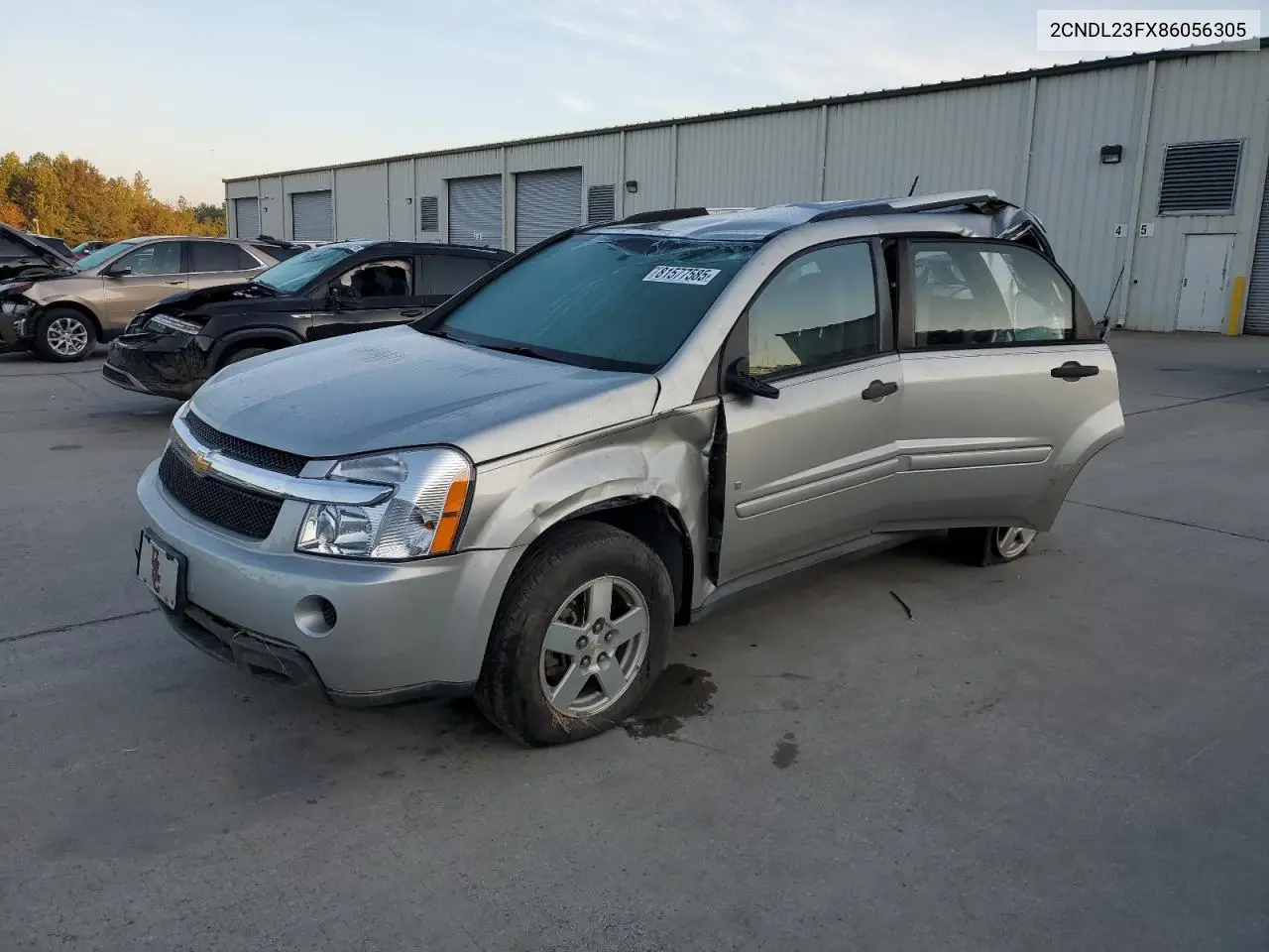 2008 Chevrolet Equinox Ls VIN 2CNDL23FX86056305 фото 1