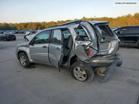 2008 Chevrolet Equinox Ls VIN 2CNDL23FX86056305 фото 2