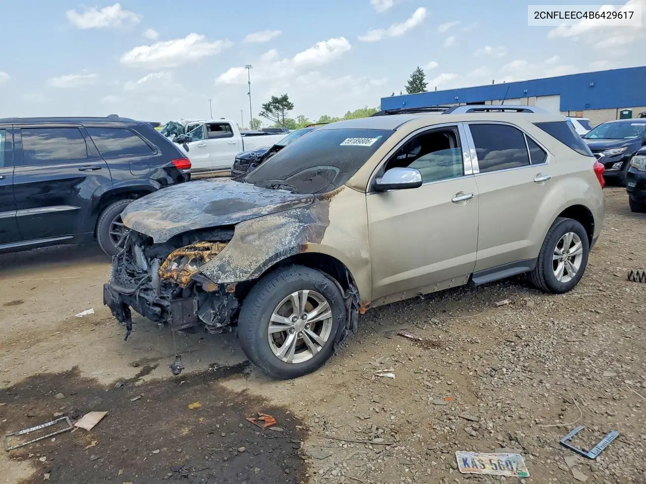 2011 Chevrolet Equinox Lt VIN 2CNFLEEC4B6429617 фото 1