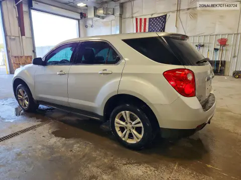 2012 Chevrolet Equinox Ls VIN 2GNALBEK7C1143724 фото 2