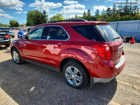2013 Chevrolet Equinox Lt VIN 2GNFLEEK4D6284911 фото 2