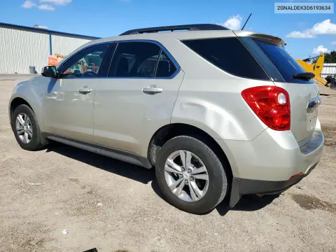 2013 Chevrolet Equinox Lt VIN 2GNALDEK3D6193634 фото 2
