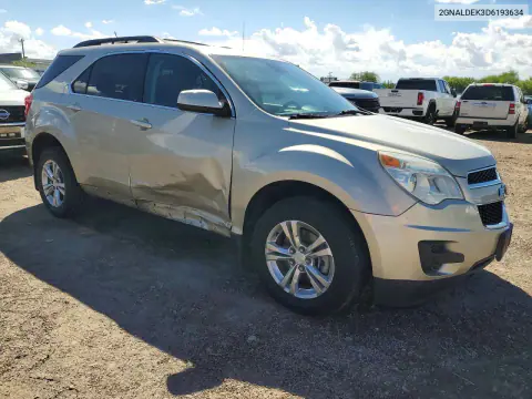 2013 Chevrolet Equinox Lt VIN 2GNALDEK3D6193634 фото 4