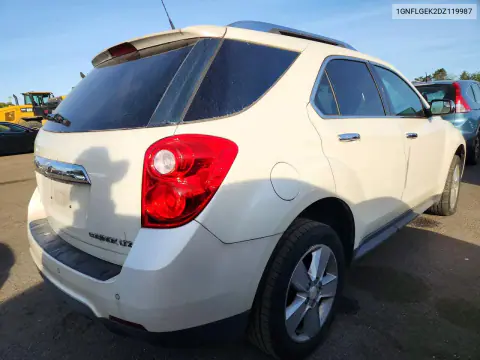 2013 Chevrolet Equinox Ltz VIN 1GNFLGEK2DZ119987 фото 3