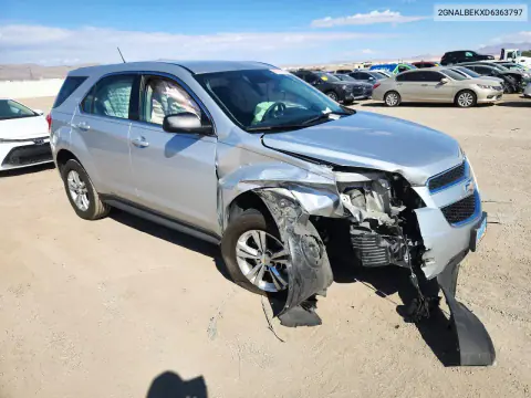 2013 Chevrolet Equinox Ls VIN 2GNALBEKXD6363797 фото 4