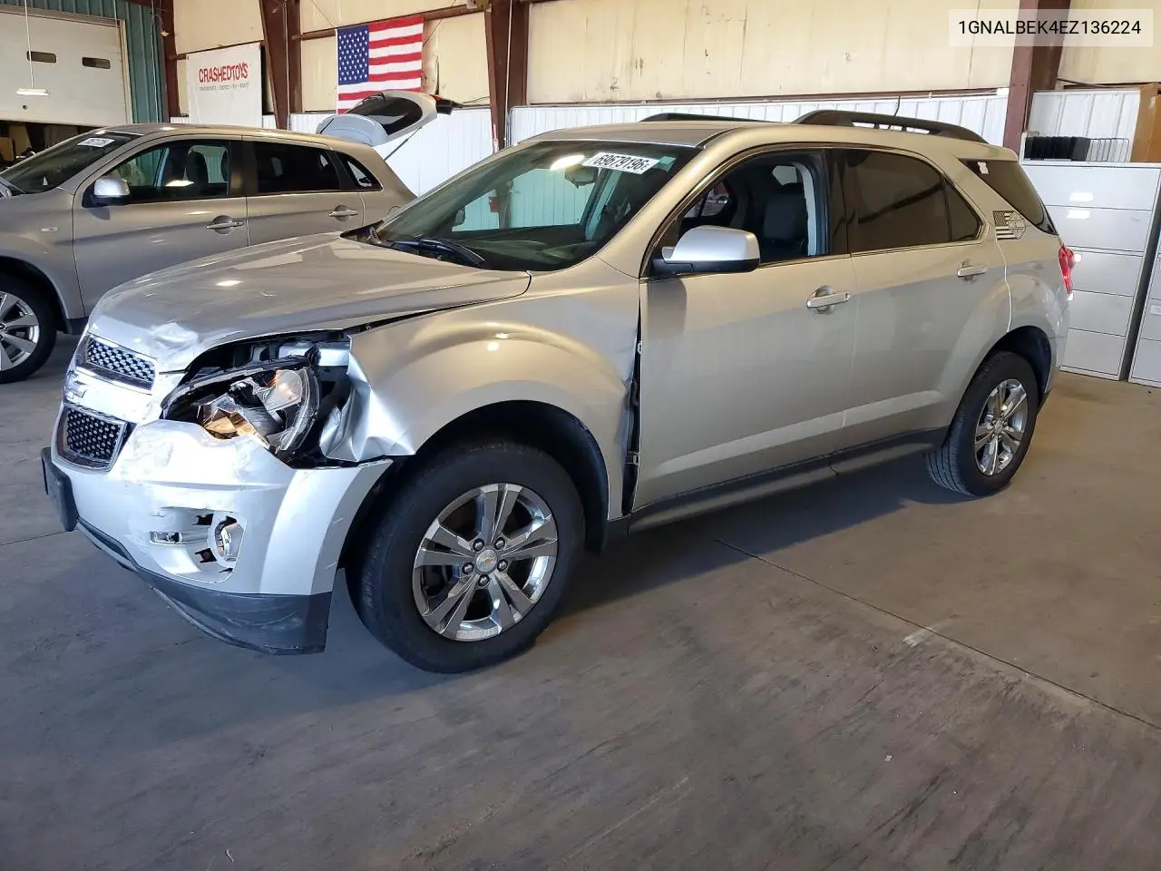 2014 Chevrolet Equinox Lt VIN 1GNALBEK4EZ136224 фото 1