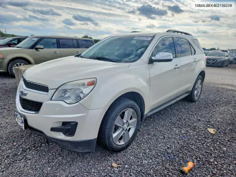 2014 Chevrolet Equinox Lt VIN 1GNALBEK4EZ136238 фото 1