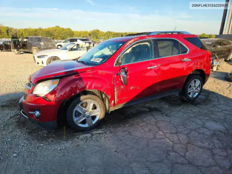 2GNFLHE31E6225939 — 2014 Chevrolet Equinox, Передняя часть, фото до ремонта