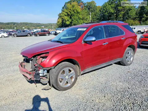 2GNALDEK3E6267197 — 2014 Chevrolet Equinox, Передняя часть, фото до ремонта