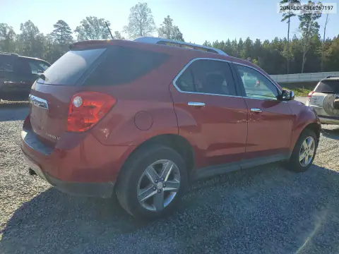 2GNALDEK3E6267197 — 2014 Chevrolet Equinox, фото 3 с аукциона Copart, Передняя часть