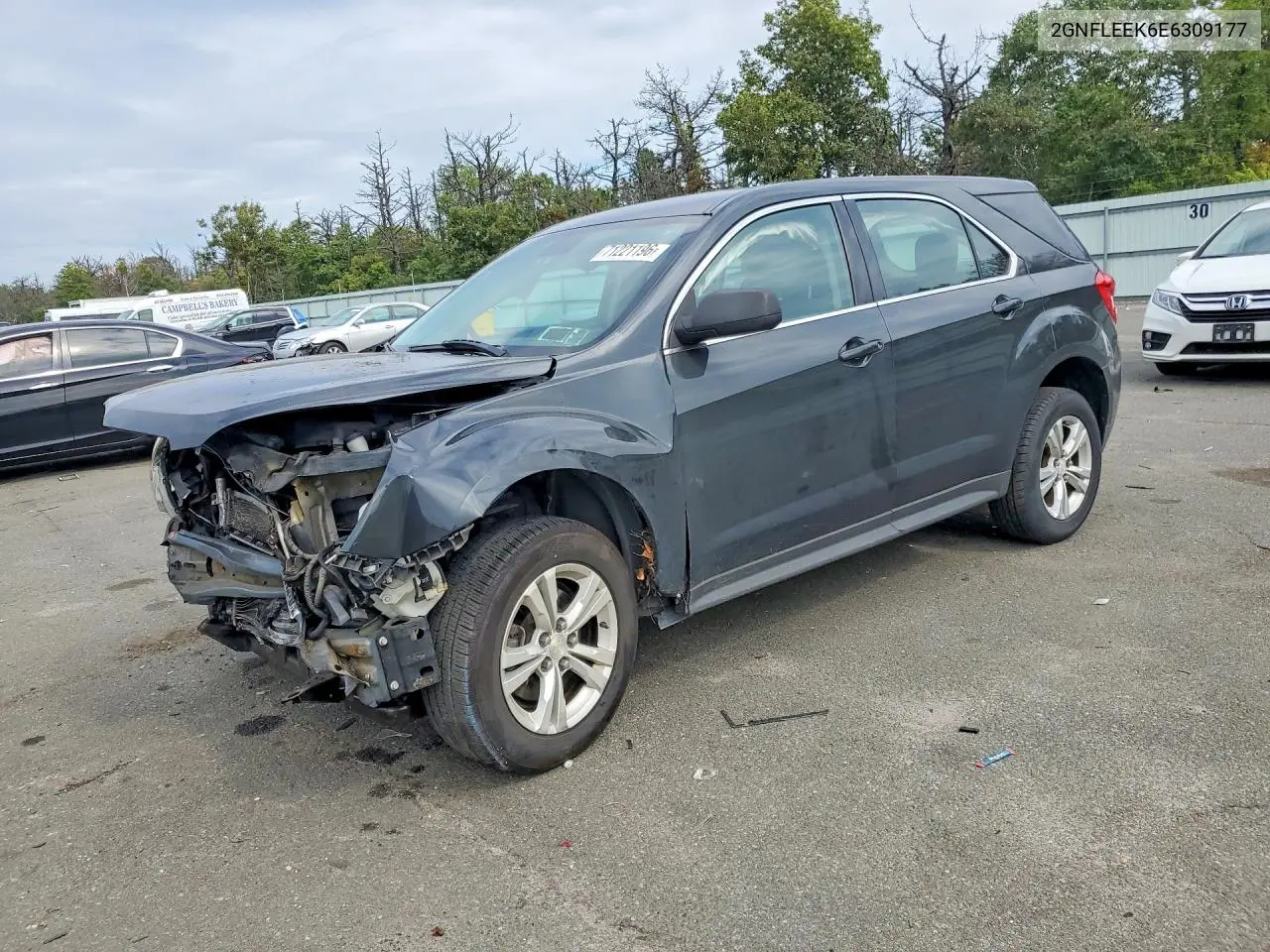 2014 Chevrolet Equinox Ls VIN 2GNFLEEK6E6309177 фото 1