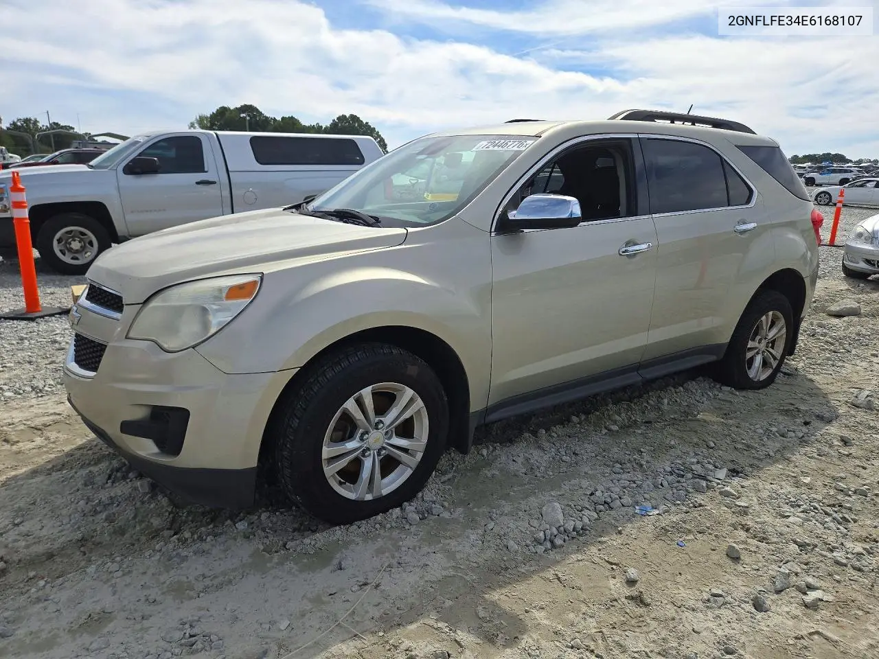 2014 Chevrolet Equinox Lt VIN 2GNFLFE34E6168107 фото 1