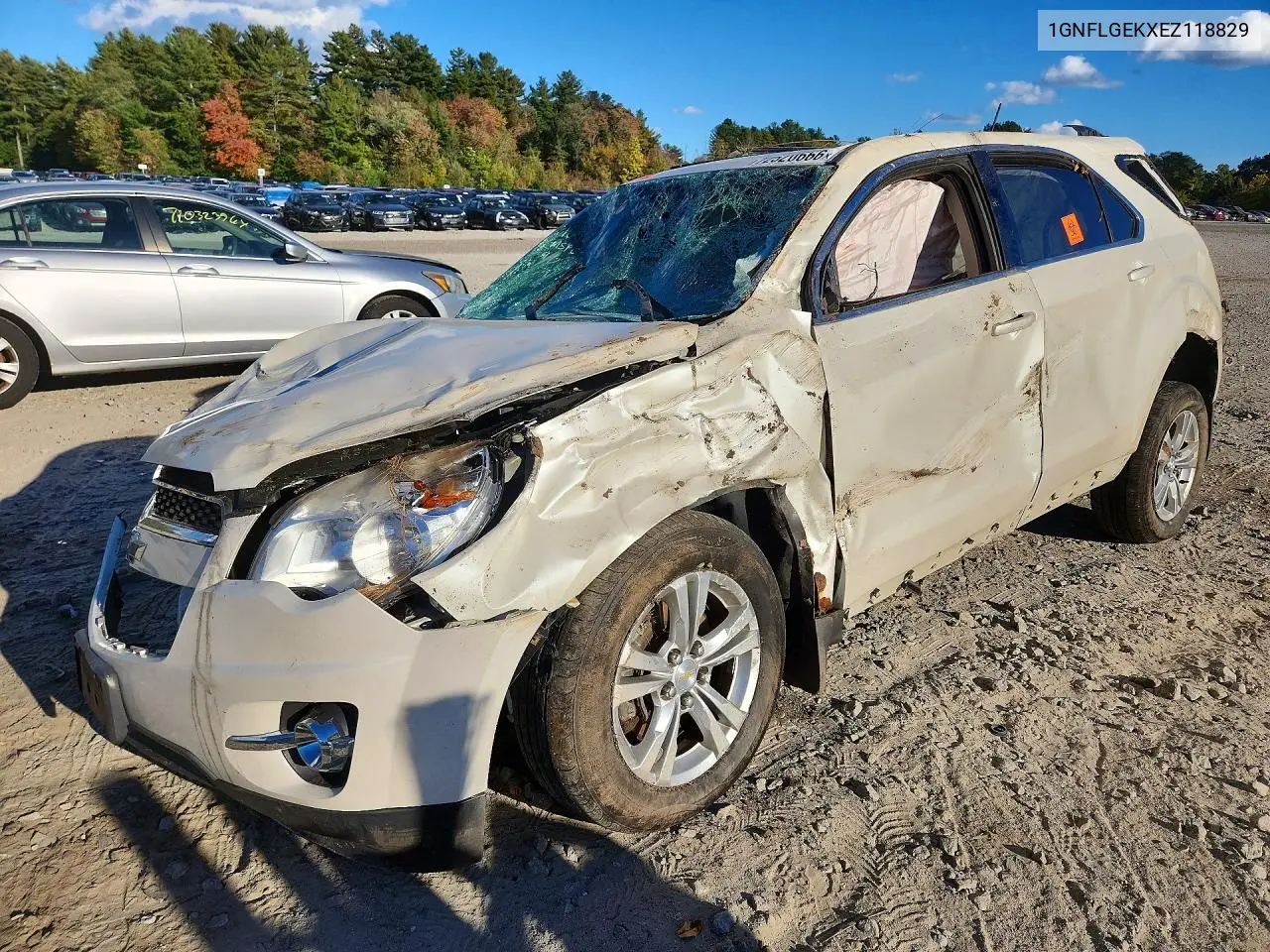 2014 Chevrolet Equinox Lt VIN 1GNFLGEKXEZ118829 фото 1