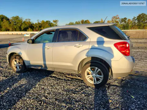 2014 Chevrolet Equinox Ls VIN 2GNALAEK3E6110767 фото 2