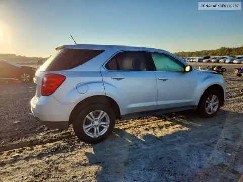 2014 Chevrolet Equinox Ls VIN 2GNALAEK3E6110767 фото 3