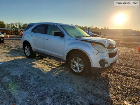 2014 Chevrolet Equinox Ls VIN 2GNALAEK3E6110767 фото 4