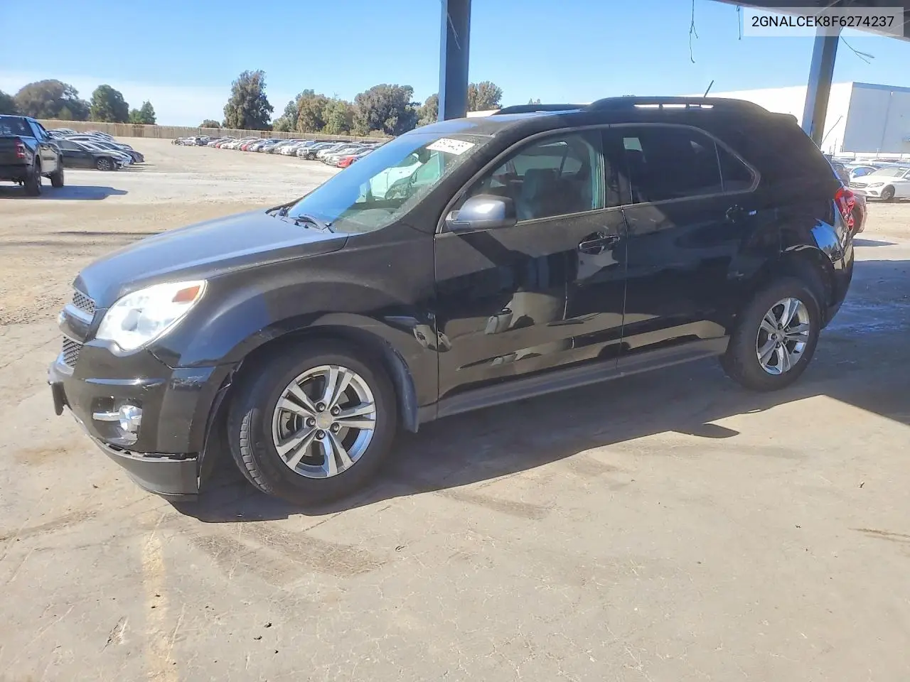 2015 Chevrolet Equinox Lt VIN 2GNALCEK8F6274237 фото 1