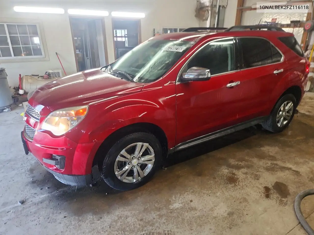2015 Chevrolet Equinox Lt VIN 1GNALBEK2FZ116118 фото 1