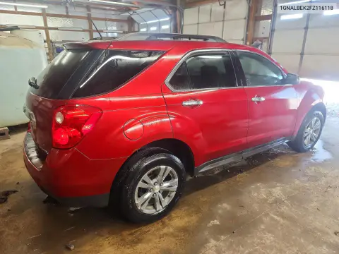 2015 Chevrolet Equinox Lt VIN 1GNALBEK2FZ116118 фото 3