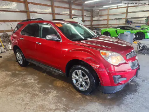 2015 Chevrolet Equinox Lt VIN 1GNALBEK2FZ116118 фото 4