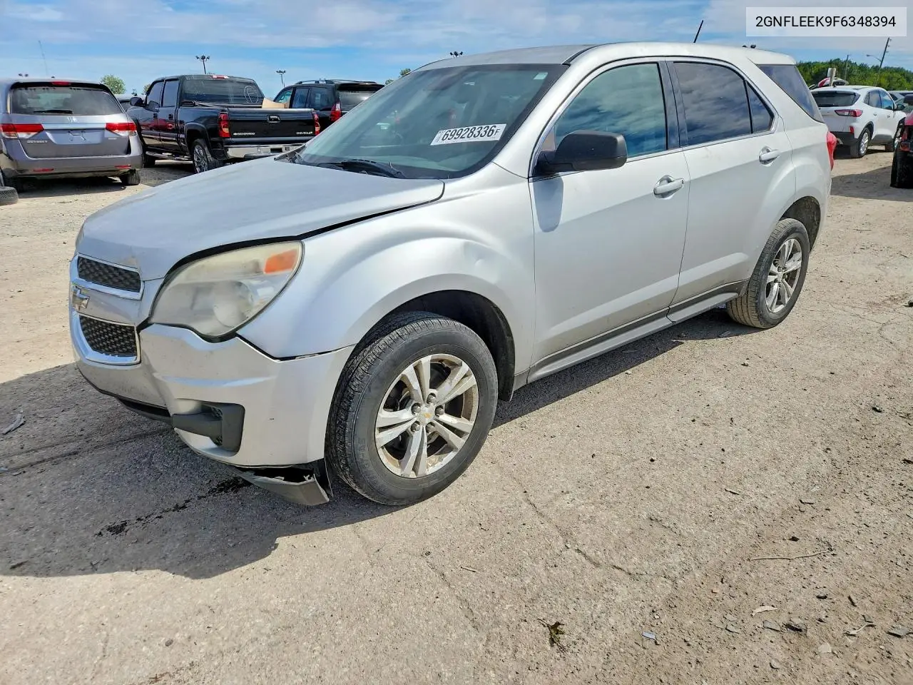 2015 Chevrolet Equinox Ls VIN 2GNFLEEK9F6348394 фото 1