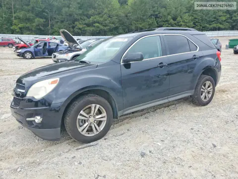 2015 Chevrolet Equinox Lt VIN 2GNALCEK7F6276951 фото 1
