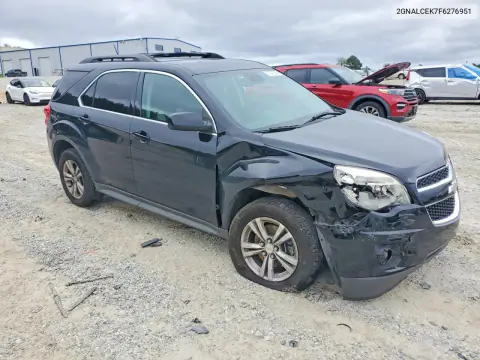 2015 Chevrolet Equinox Lt VIN 2GNALCEK7F6276951 фото 4