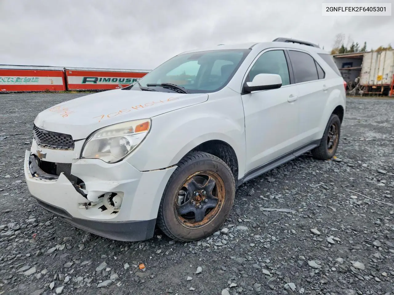 2015 Chevrolet Equinox Lt VIN 2GNFLFEK2F6405301 фото 1