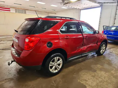2015 Chevrolet Equinox Lt VIN 2GNALBEK0F6288594 фото 3